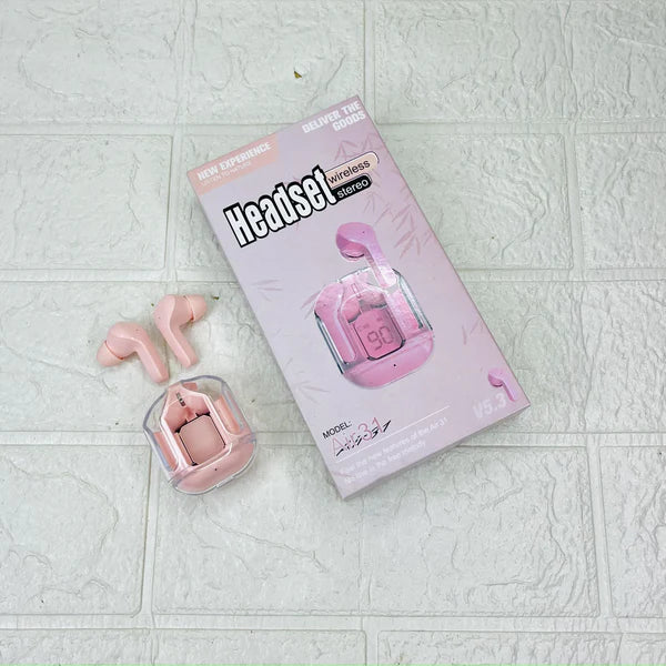 Wireless Stero Earbuds (Pink)